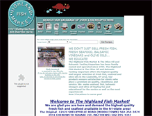 Tablet Screenshot of highlandfish.com